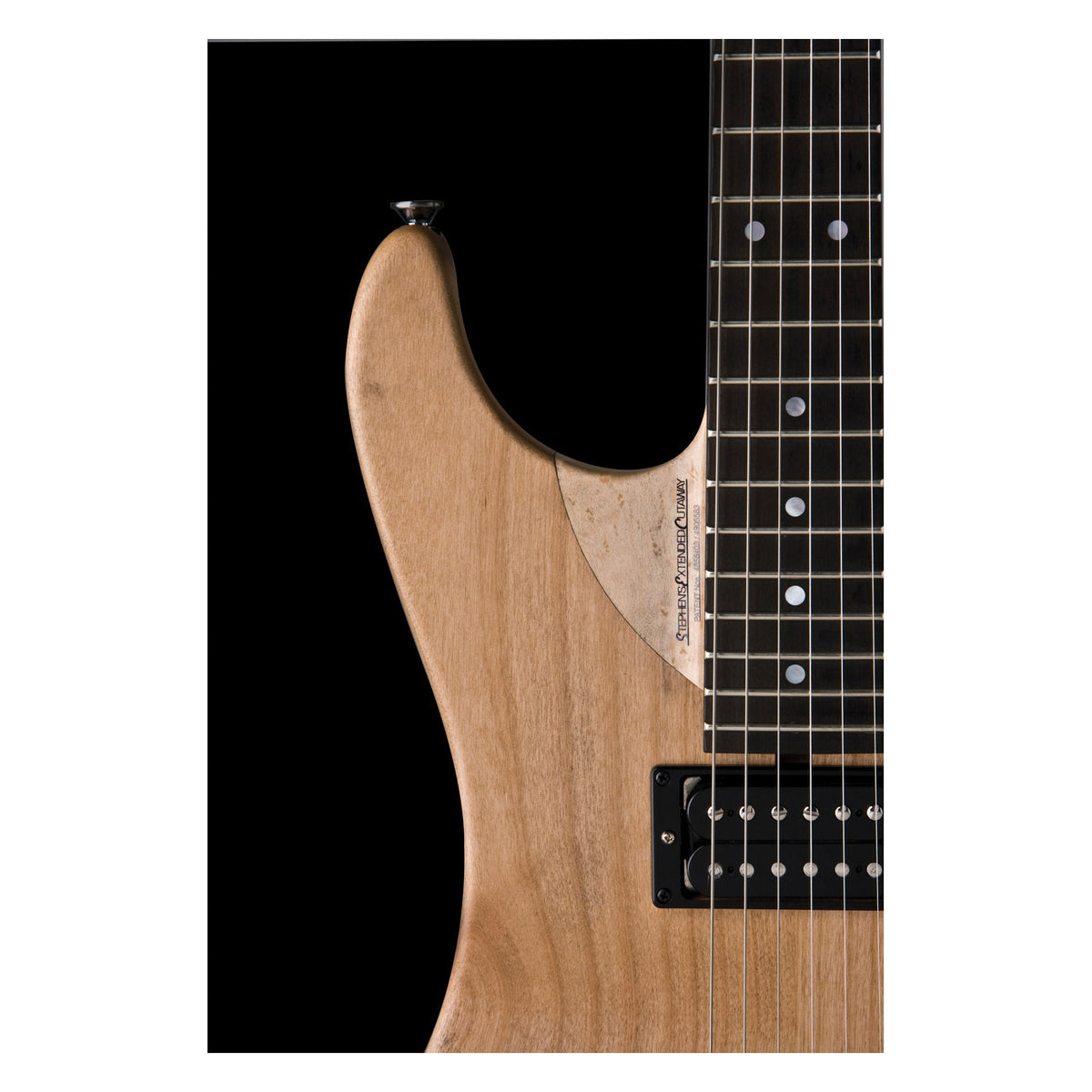 Washburn N4 Vintage Nuno Bettencourt USA Custom Shop Guitar – Natural Distressed – detail view 3