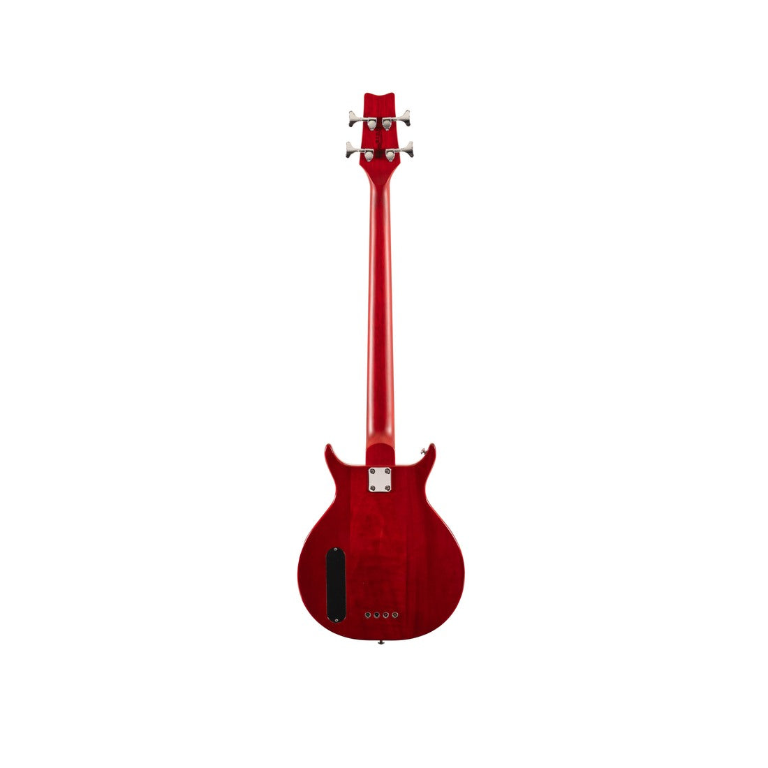 Washburn SB4R Scavenger Electric Bass – Ruby Red – full-length rear