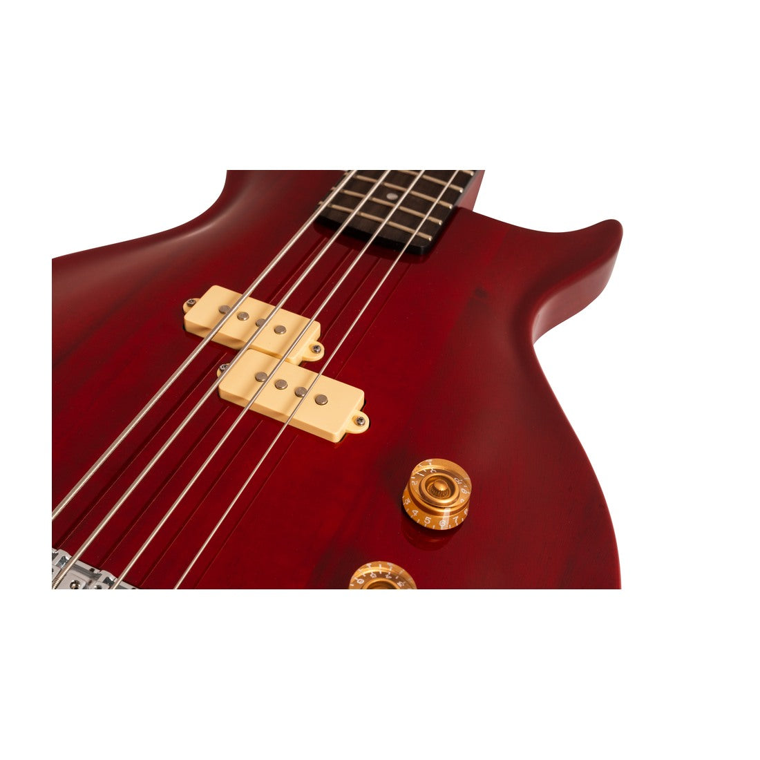 Washburn SB4R Scavenger Electric Bass – Ruby Red – pickup detail