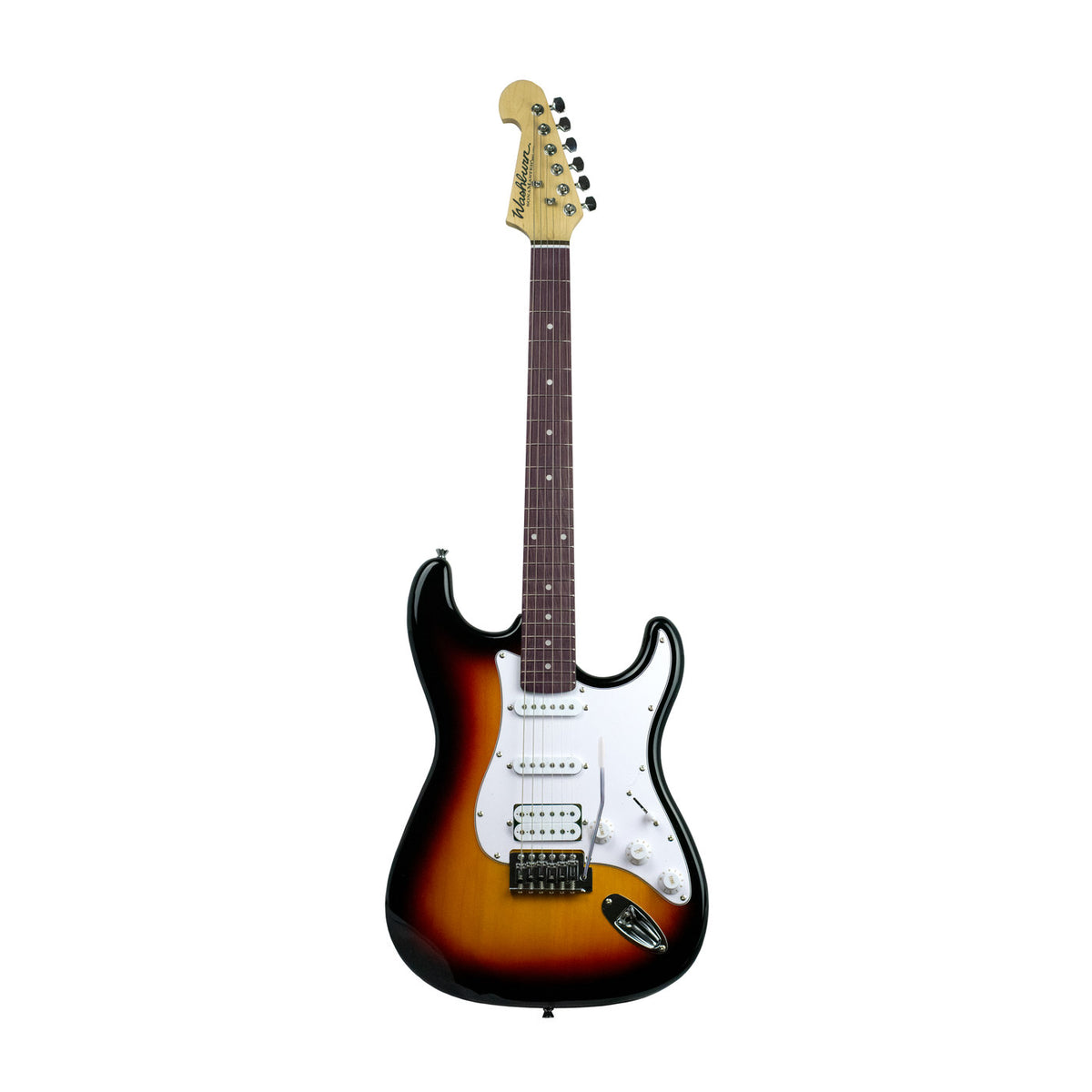 Washburn WS300HTS Sonamaster Electric Guitar – Tobacco Sunburst – front full-length view