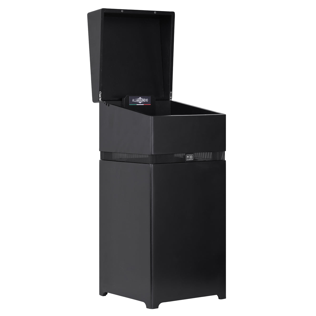 Acus All Around 10 black open lid view