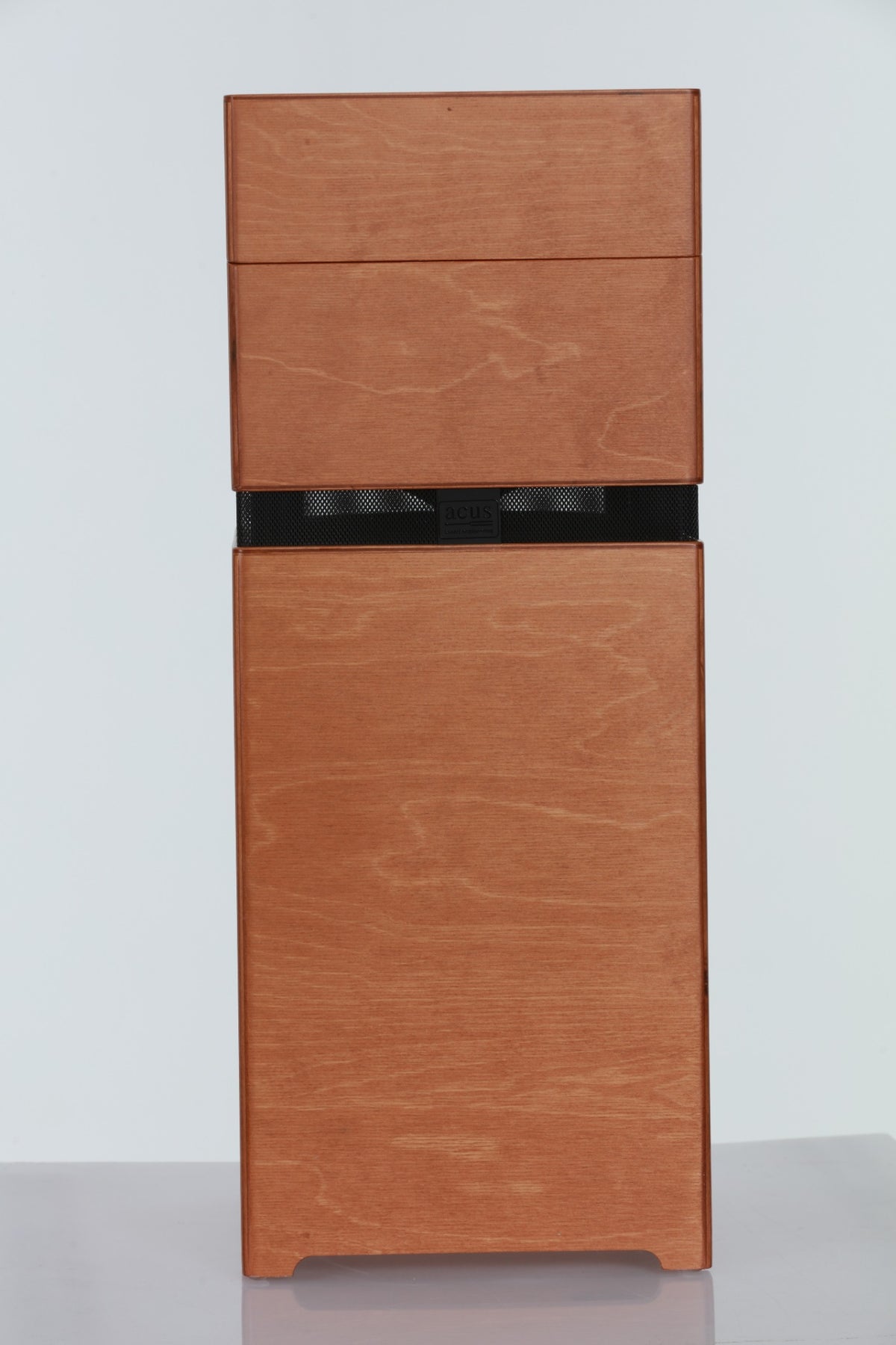 Acus All Around 8 wood finish front view closed