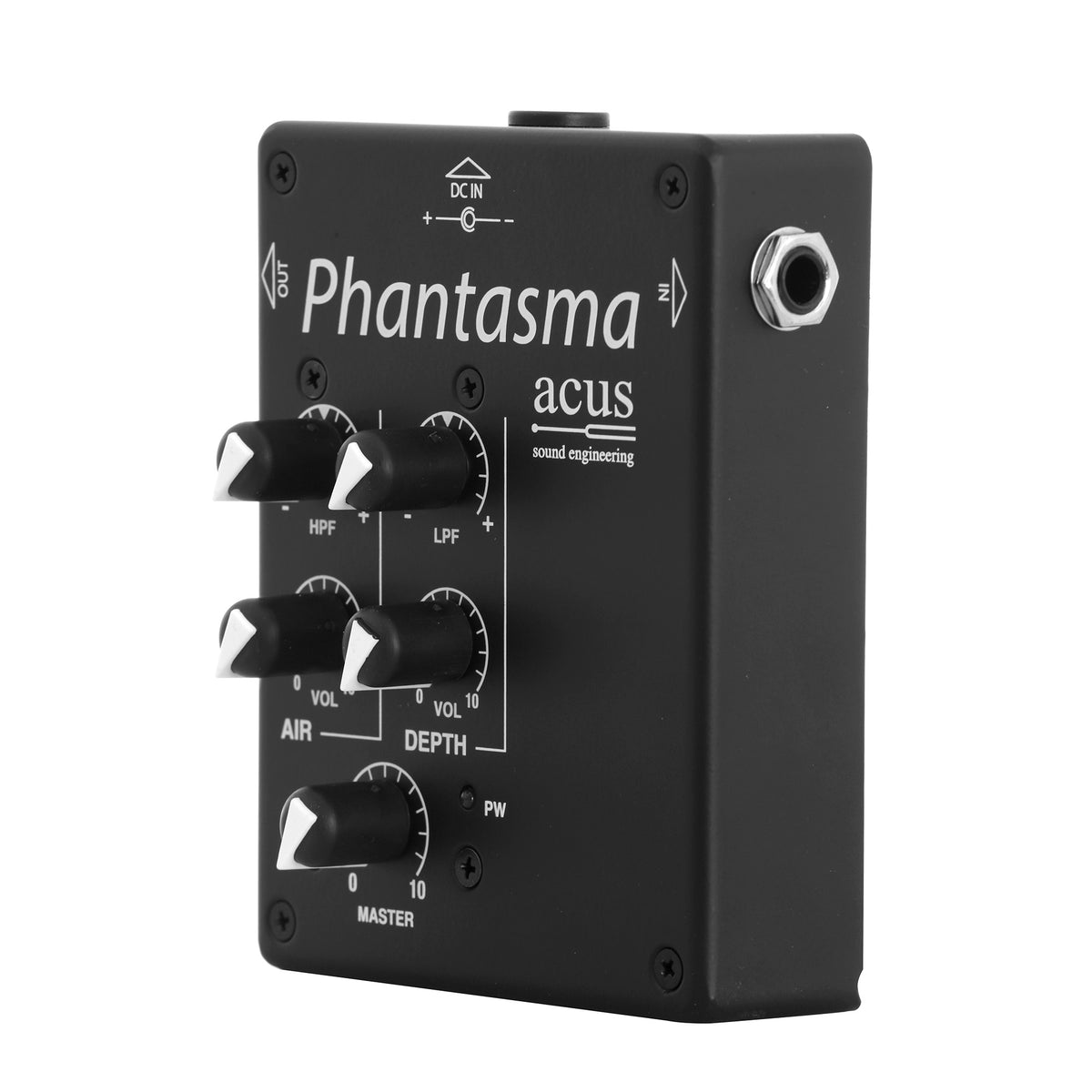 Acus Phantasma acoustic pickup system angled right view
