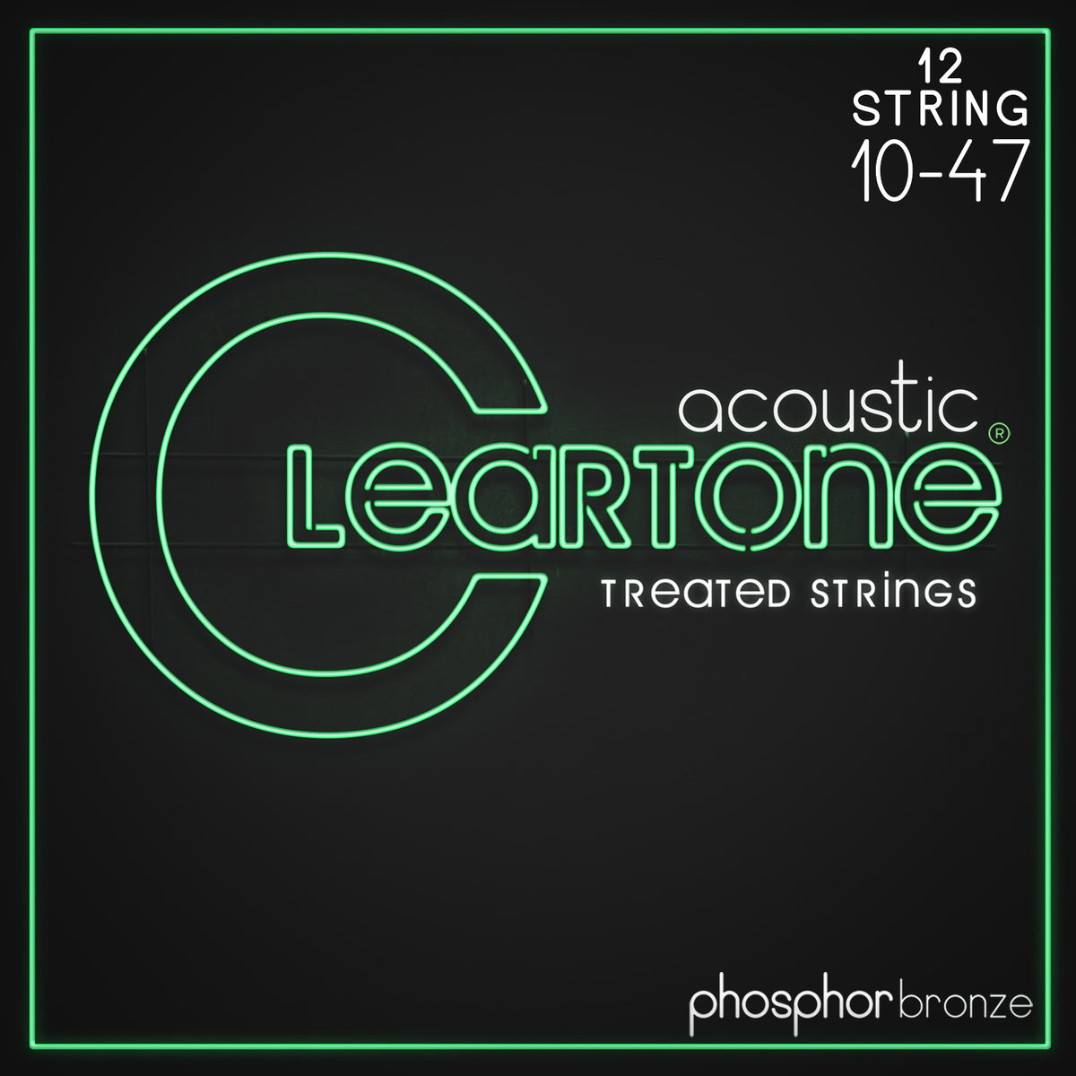 Cleartone Acoustic Phos-Bronze 12 String Light 10-47 Guitar Strings