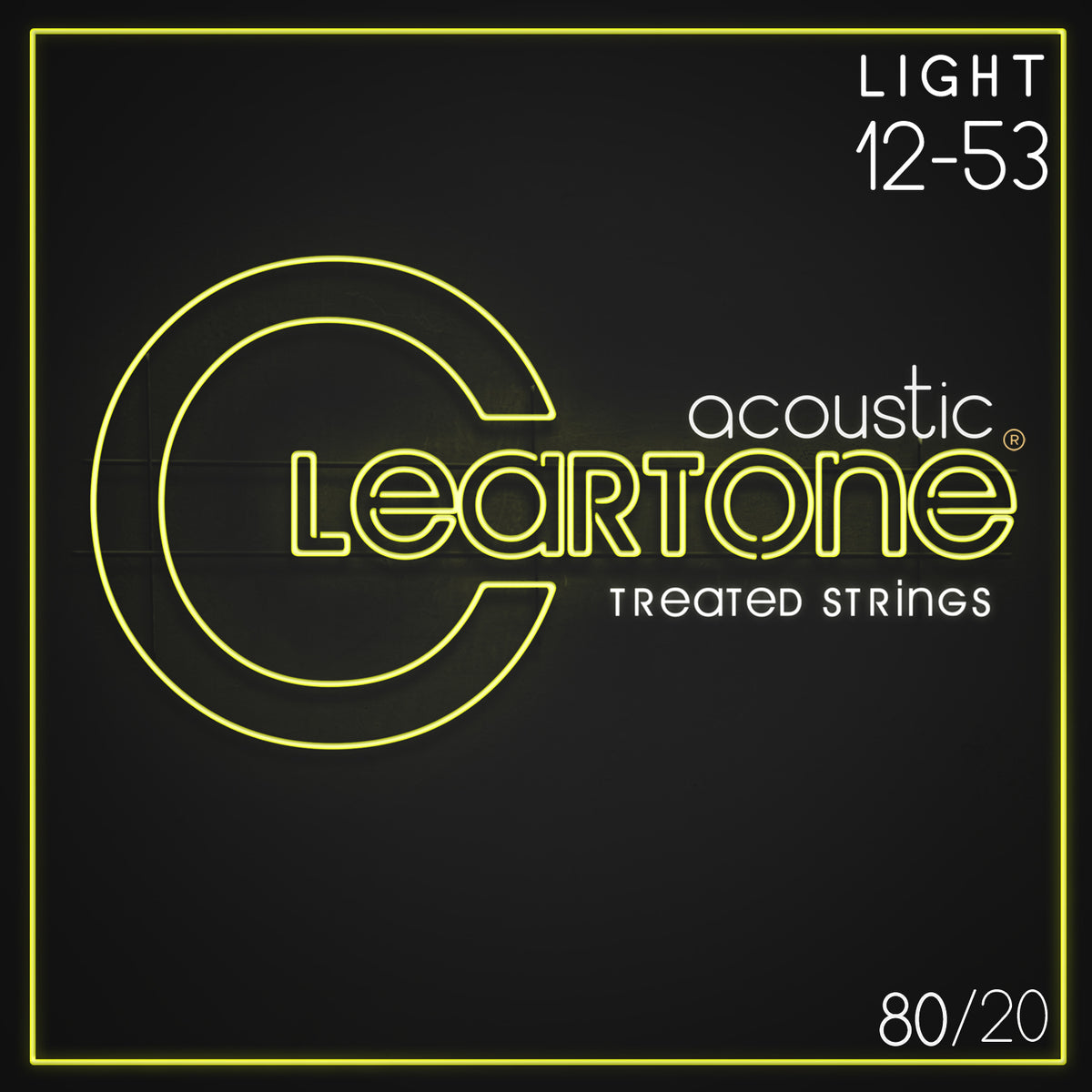 Cleartone Acoustic 80/20 Bronze Light 12-53 Guitar Strings