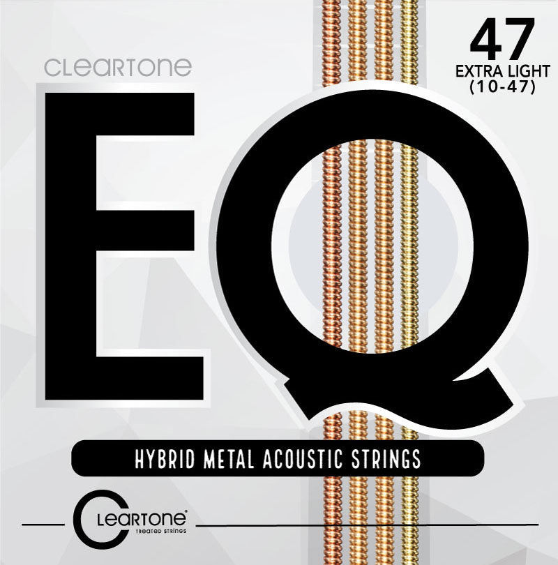 Cleartone EQ Hybrid Metal Acoustic Strings Extra Light 10-47 packet