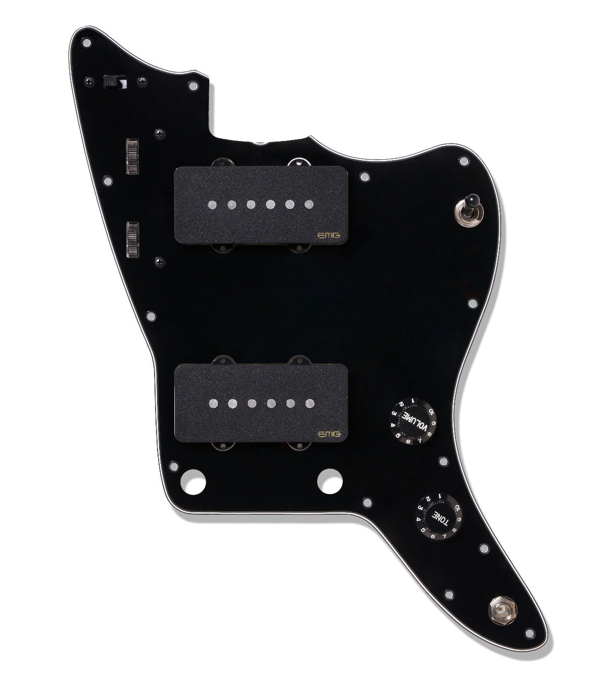 EMG JMASTER system with pickguard — Black