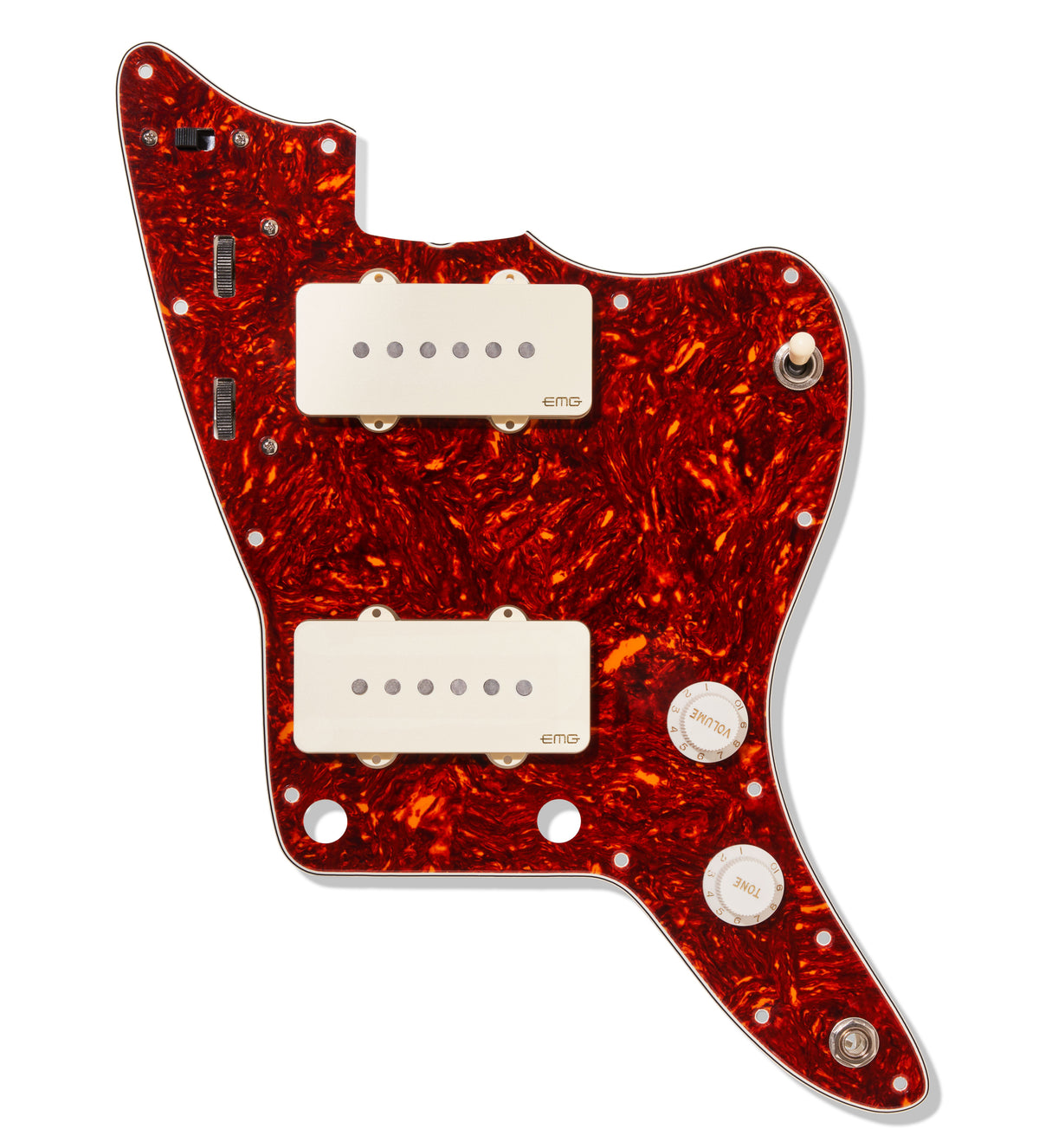 EMG JMASTER system with ivory pickups and tortoiseshell pickguard
