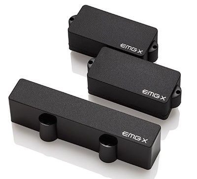 EMG PJAX bass pickup set — Black