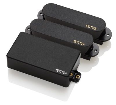 EMG SA/SA/81 Strat pickup set Black