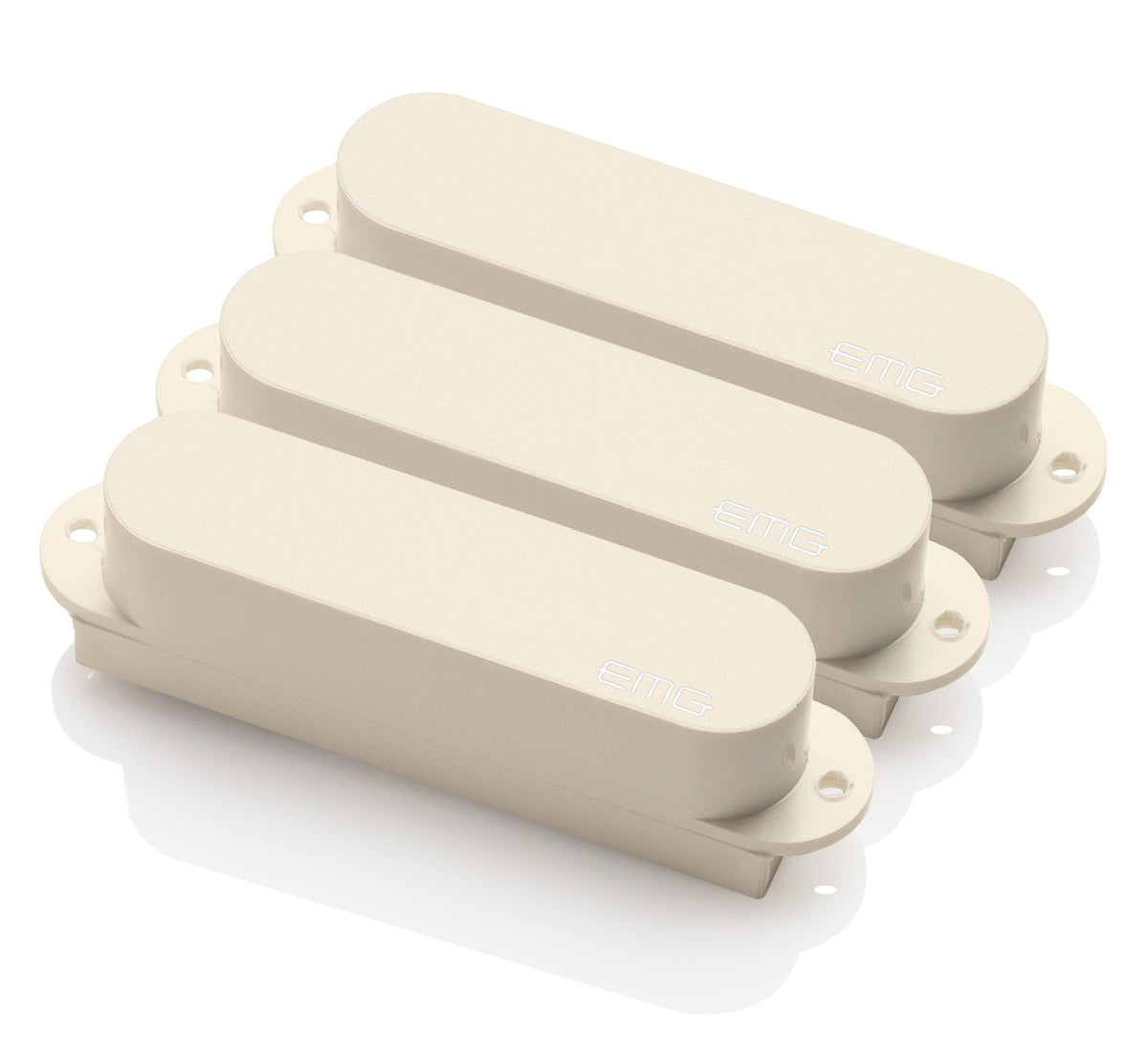 EMG S set of three ivory Strat guitar pickups