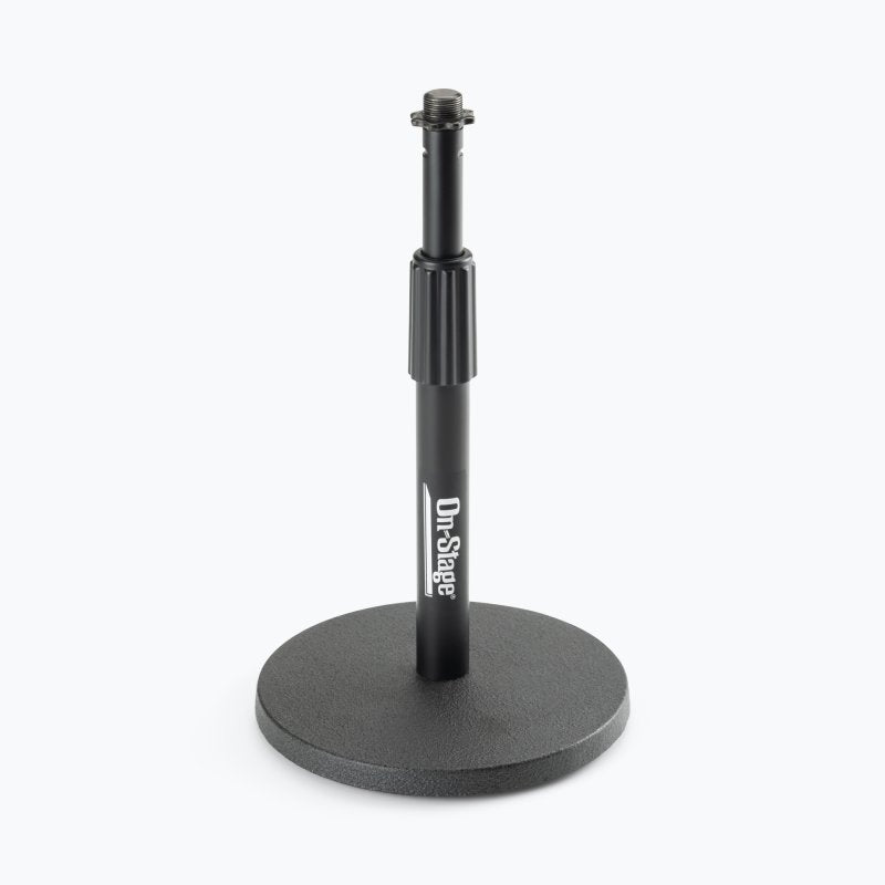 On-Stage DS7200B Adjustable Desktop Microphone Stand – Black – stand