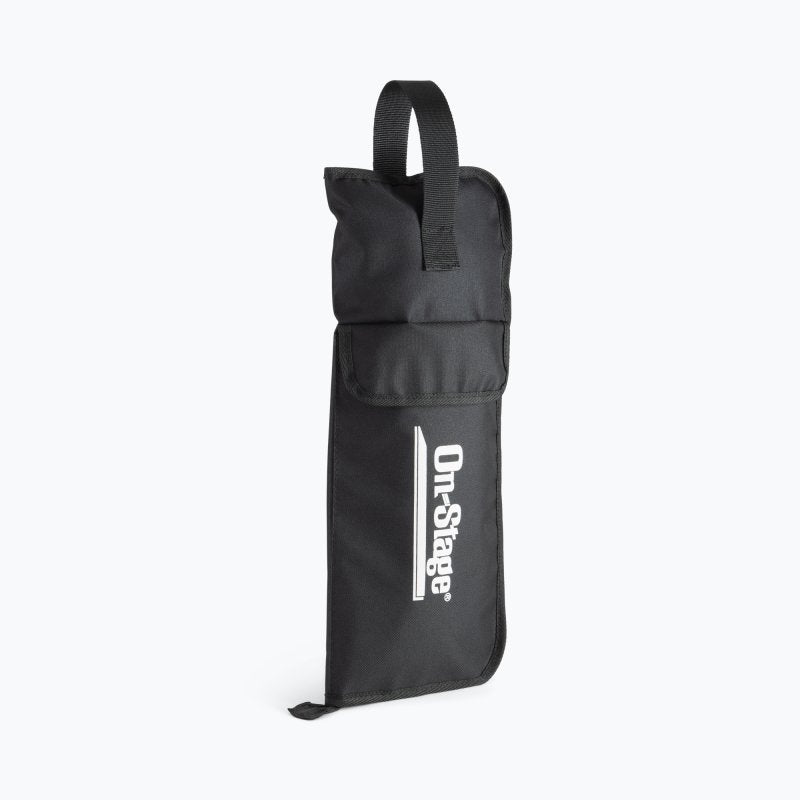 On-Stage DSB6700 Three-Pocket Drumstick Bag – Black – closed bag