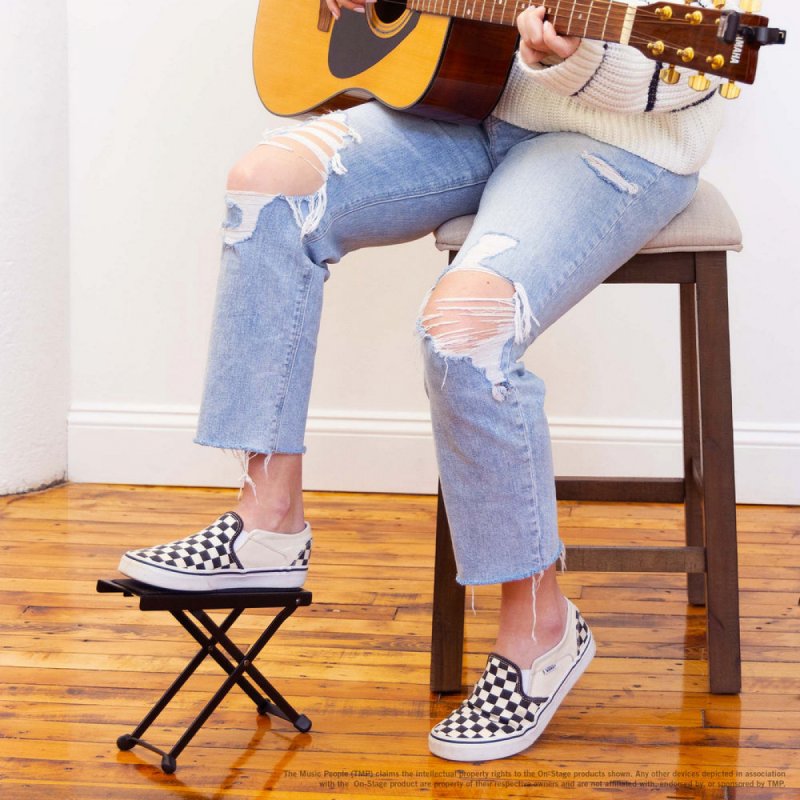 On-Stage FS7850B Folding Guitar Foot Stool – Black – additional view 1